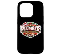 Plombier Merry Christmas Service Repair Holiday Cheer on Call Coque pour iPhone 15 Pro