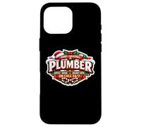 Plombier Merry Christmas Service Repair Holiday Cheer on Call Coque pour iPhone 16 Pro Max