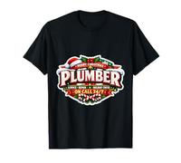 Plombier Merry Christmas Service Repair Holiday Cheer on Call T-Shirt