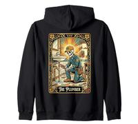 Plombier Plomberie Tarot Card Repairmen Pipefitters Expert Sweat à Capuche