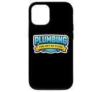 Plombier Plomberie The Art of Flow Slogan Humoristique Coque pour iPhone 12/12 Pro