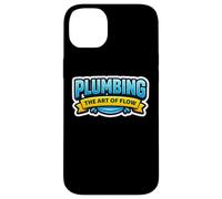 Plombier Plomberie The Art of Flow Slogan Humoristique Coque pour iPhone 14 Plus