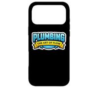 Plombier Plomberie The Art of Flow Slogan Humoristique Coque pour iPhone 17 Pro Max