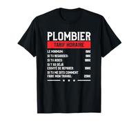 Plombier Tarif Horaire Plomberie T-Shirt
