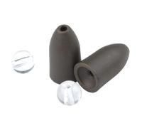 Plombs coup en tungstène Spro Bullet Sinkers - 14 g (x2) Vert TU