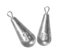 Plombs de pêche, 10 Tailles, en Forme Goutte d'eau, for la au Drop Shot Eau Douce et mer, idéal for Bar(60g-2.12oz 5pcs)