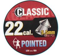 Plombs diabolo Boxer pointus classiques 5,5 mm, 250 pcs.