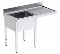 Plonge avec Bâti Egouttoir à Droite et Espace pour Lave-Vaisselle Gamme 700 - Distform - - Acier inoxydable 1400x700x700xmm G