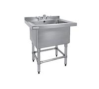 Plonge inox double éviers centraux (H)900 x (L)1410 x (P)600 mm inox G