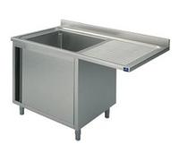 Plonge Sur Armoire Avec Porte Battante, Place Pour Lave-Vaisselle, 1 Bac à Gauche, 1200X700 mm - Virtus - - 1200x700x850mm