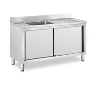 Plonge sur meuble 1 bac inox acier inoxydable 500 x 400 x 240 mm 14_0005018