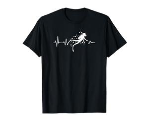 Plongée Battement de coeur Plongeur Cadeau Plongée T-Shirt