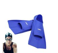 Plongée Flippers - Silicone, Swim Fins, Short Fin Flippers | Open Heel Design For Swimming, Plongée en apnée, Training, Improve Leg Strength, Flexibility, Speed For Men And Women