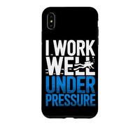Plongée I Work Well Under Pressure Proverbe Plongeur Coque pour iPhone XS Max