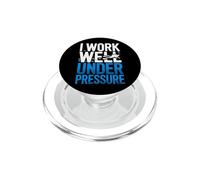 Plongée I Work Well Under Pressure Proverbe Plongeur PopSockets PopGrip pour MagSafe