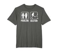 Plongée La Solution Aux Problèmes Cadeau Plongeur Humour T-Shirt