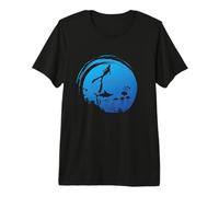 Plongée Libre avec Un Souffle dans l'océan T-Shirt Haut de Gamme