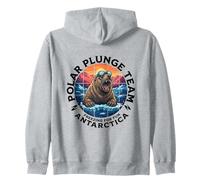 Plongée Polaire Saut sur Glace drôle Antarctique Plongée Polaire Sweat à Capuche