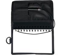 Plongée pour ardoise Notebook 25 pages étanche avec crayon inclus | Construction en nylon balistique, résistant à l'eau, pour une utilisation marine, capacité de 25 pages, couleur noire