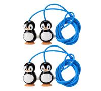 Plongée Rings, Dive Toys, 2-Pieces Underwater Swimming Training Toys, 59" Anti-Slip Elastic PVC with Penguins Accents for Water Games, Summer, Pool Activities, 59.06 inches, 195g