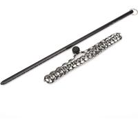 Plongée Scuba Diving Noise Maker Stab Rod Zeiger mit Fallschirm Lanyard (schwarz)