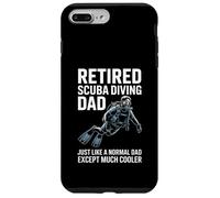 Plongée sous-Marine à la Retraite comme Un Papa Normal Coque pour iPhone 7 Plus/8 Plus