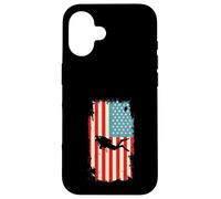 Plongée sous-Marine Drapeau américain plongée sous-Marine plongée avec Tuba Coque pour iPhone 16