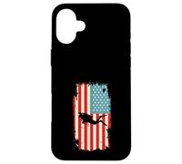 Plongée sous-Marine Drapeau américain plongée sous-Marine plongée avec Tuba Coque pour iPhone 16 Plus