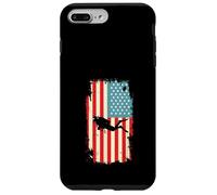 Plongée sous-Marine Drapeau américain plongée sous-Marine plongée avec Tuba Coque pour iPhone 7 Plus/8 Plus