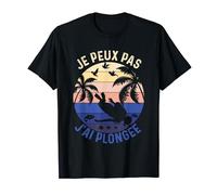 Plongée sous marine Je peux pas j'ai plongée plaisir drôle T-Shirt