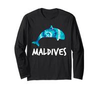 Plongée sous-Marine Maldives Motif Dauphin Manche Longue