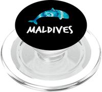 Plongée sous-Marine Maldives Motif Dauphin PopSockets PopGrip pour MagSafe