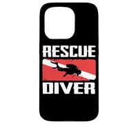 Plongée sous-Marine Ocean Diver Rescue Diver Coque pour iPhone 15 Pro
