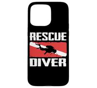 Plongée sous-Marine Ocean Diver Rescue Diver Coque pour iPhone 15 Pro Max