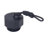 Plongée sous-Marine Régulateur Bouchon Anti-Poussière en Alliage D'aluminium Première Étape DIN Valve Protecteur Cap Étanche pour Activités sous-Marine (Noir)