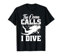 Plongée sous-Marine - The Ocean Calls i Dive - Diver T-Shirt
