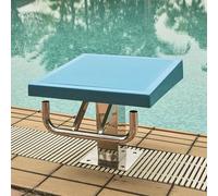 Plongeoir de Piscine en Acier Inoxydable avec Plan de Travail antidérapant, Plateforme de plongée Professionnelle inclinée à 15°, Blocs de départ pour piscines privées et installations Sport