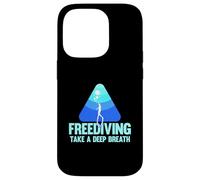 Plongeon Plongée Ouverte, Plongée D'apnée, Apnée sans Limite Coque pour iPhone 14 Pro