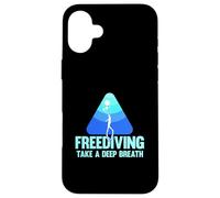 Plongeon Plongée Ouverte, Plongée D'apnée, Apnée sans Limite Coque pour iPhone 16 Plus