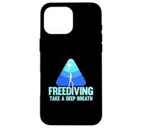 Plongeon Plongée Ouverte, Plongée D'apnée, Apnée sans Limite Coque pour iPhone 16 Pro Max