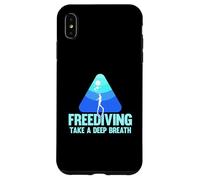 Plongeon Plongée Ouverte, Plongée D'apnée, Apnée sans Limite Coque pour iPhone XS Max