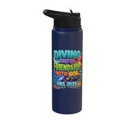 Plonger dans l'amitié avec Dieu VBS 2026 - École biblique Stainless Steel Insulated Water Bottle