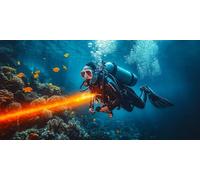 Plonger Diamond Painting Grand Format 60x30cm, Diamond Painting Océan Point de Croix pour Enfant, 5D Kit Broderie Diamant, Bricolage Kit Peinture Adulte pour Murale Décoration Cadeaux 60x30cm L-375