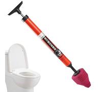 Plongeur à air pour WC, piston à air comprimé avec pression d'air, poignée ergonomique pour WC - outil d'installation flexible, retrait des bouchons d'échappement d'air pour Lavandin