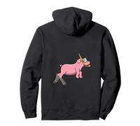 Plongeur Amusant en Forme de Cochon avec Tuba Sweat à Capuche