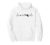 Plongeur Cardiaque avec cœur pour Plonger Sweat à Capuche
