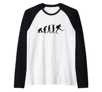 Plongeur évolution Humaine plongée avec Tuba drôle Manche Raglan