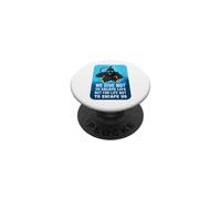 Plongeur sous-Marin Citation plongée Vie océan Hommes PopSockets PopGrip Adhésif