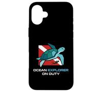 Plongeur sous-Marin en Service Ocean Explorer Coque pour iPhone 16 Plus