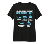 Plongeur sous-Marin Rever De Plongée sous-Marine Scuba Diver T-Shirt Haut de Gamme